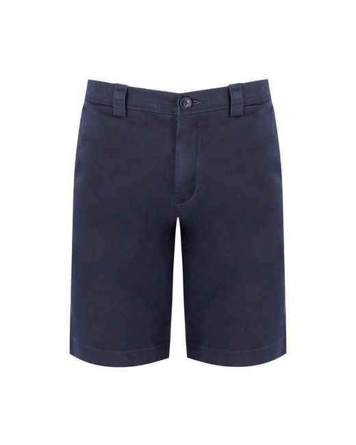 Woolrich Blaue chino bermuda shorts in Blue für Herren