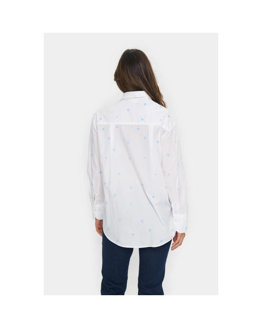 Saint Tropez Diannesz Shirt in het White