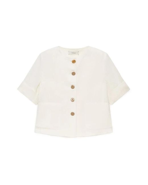 Light Jackets Maliparmi de color White