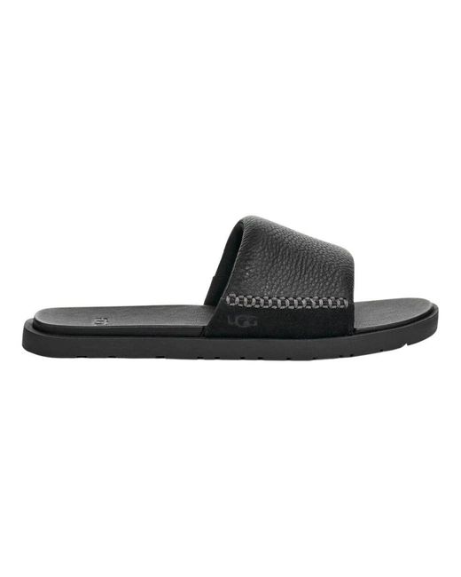 Ugg Black Sliders for men