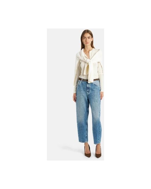 Dondup Blue Straight Jeans
