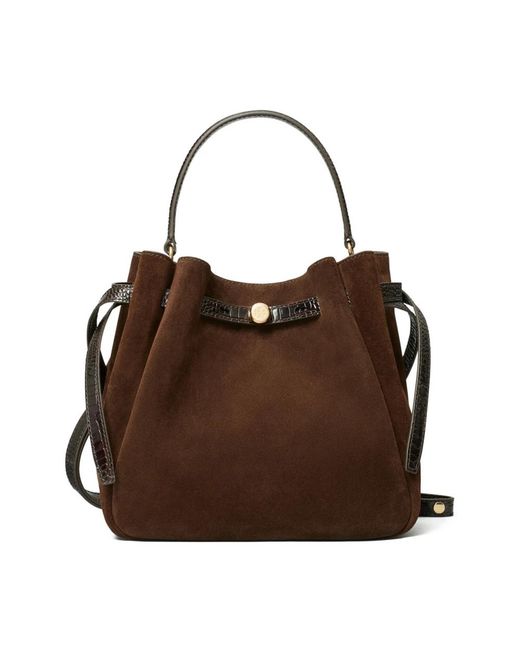 Tory Burch Brown Bucket Bags