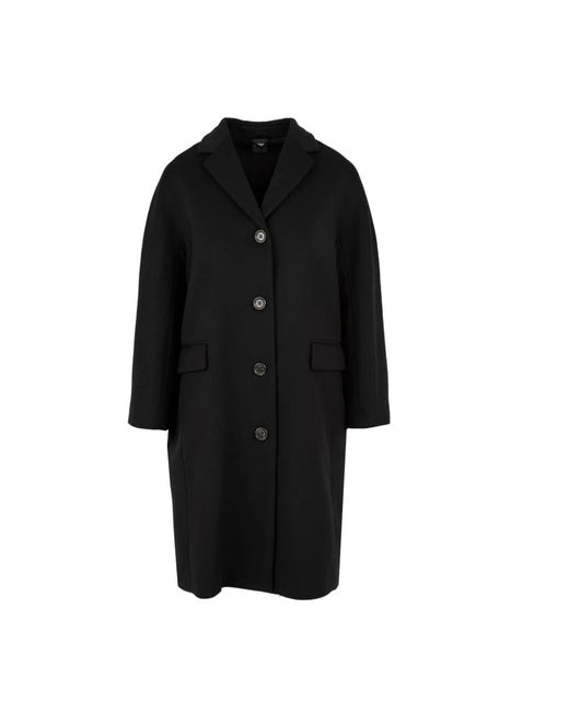 Single-Breasted Coats di Aspesi in Black