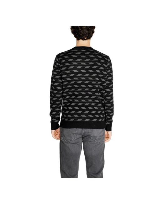 Round-Neck Knitwear di Antony Morato in Black da Uomo