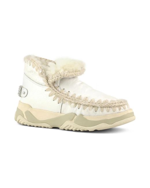 Mou Natural Winter Boots