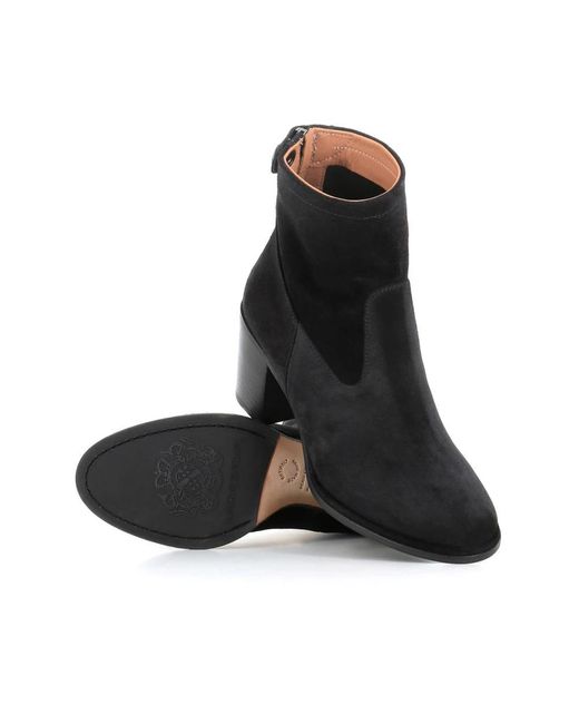 Alberto Fasciani Black Heeled Boots