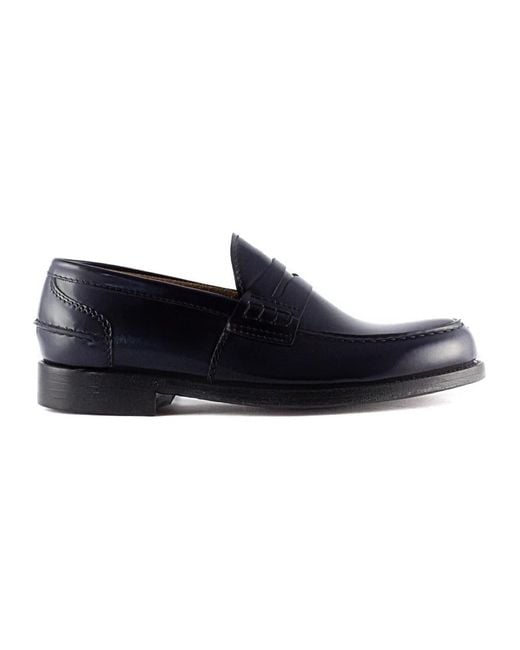 Green George Blue Loafers for men