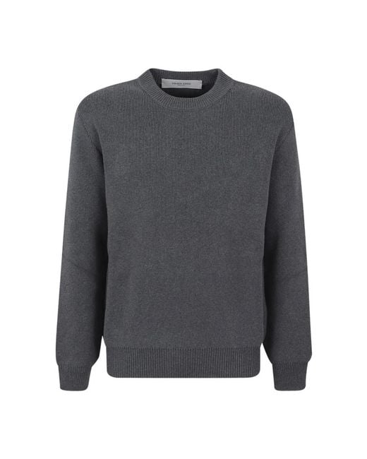 Round-Neck Knitwear Golden Goose Deluxe Brand pour homme en coloris Gray