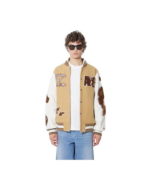 Bomber Jackets A Bathing Ape pour homme en coloris Metallic