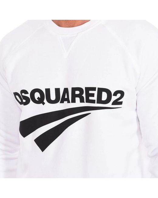DSquared² White Sweatshirts for men