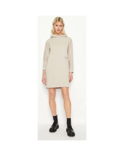 Armani Exchange Natural Kleid hoodie aw22