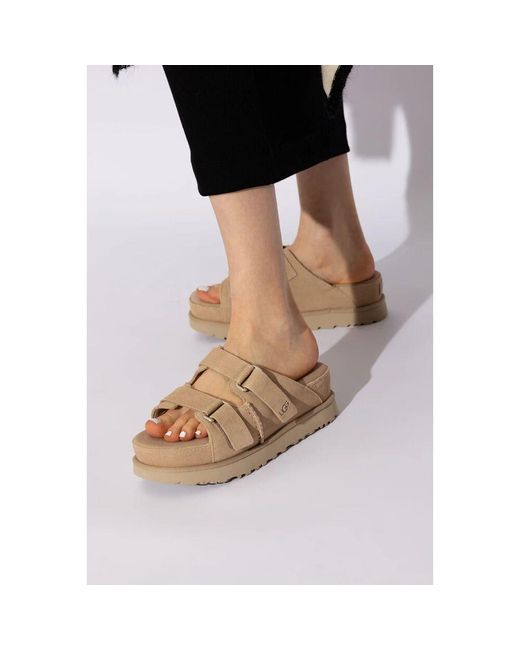 Sliders Ugg de color Natural