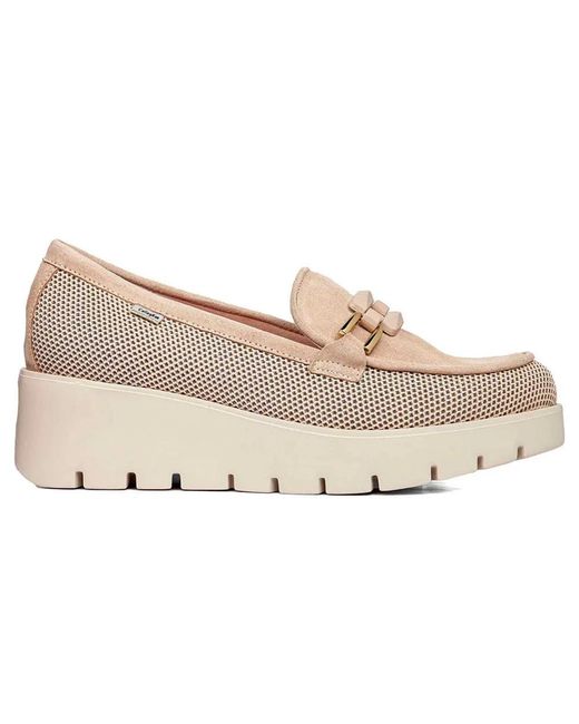 Callaghan Schoenen ,Roze ,Ademende Mocassin Met Xl Extralight Technologie in het Natural