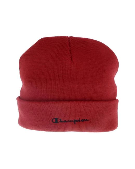 Champion Red Beanies