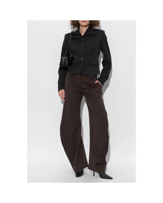 AVAVAV Jassen ,Zwart ,Leer Nadelstreep Blazer in het Black