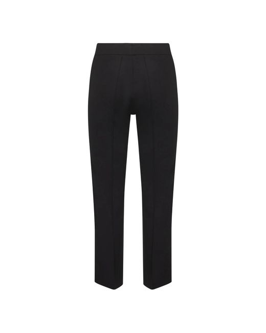 Blanca Vita Black Slim-Fit Trousers