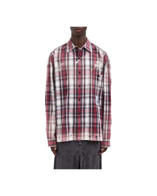 Maison Mihara Yasuhiro Red Casual Shirts for men