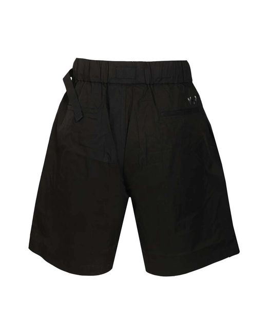 Y-3 Black Casual Shorts for men