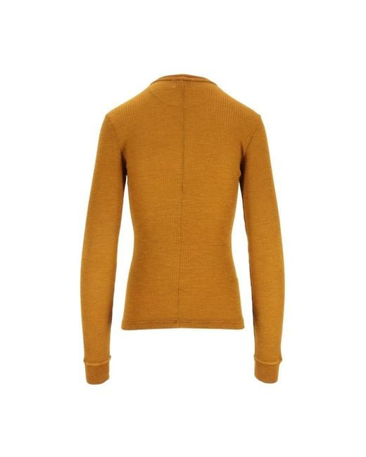 Forte_forte Brown Round-Neck Knitwear