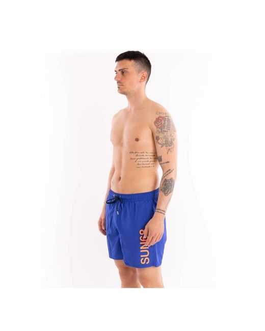 Sun 68 Blue Beachwear for men
