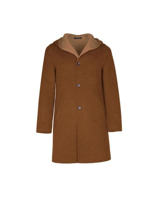 Loro Piana Brown Single-Breasted Coats for men