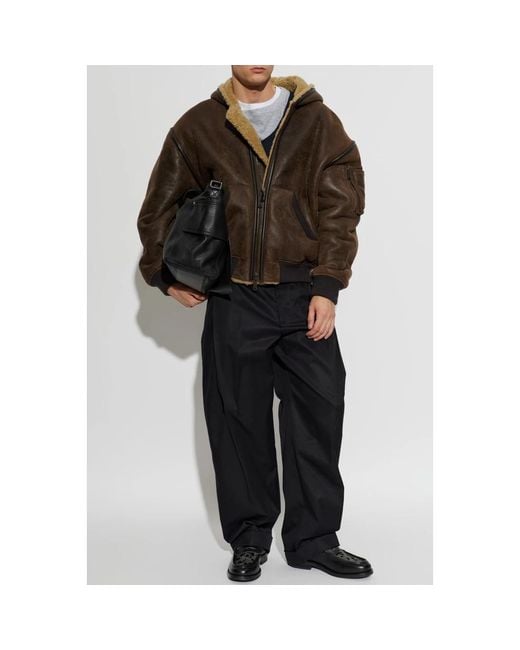 Leather Jackets DSquared² pour homme en coloris Brown