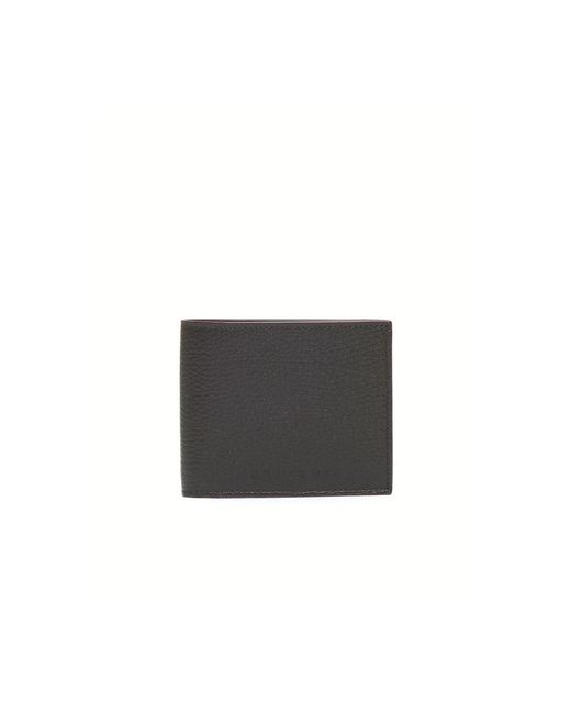 Orciani Accessoires ,Bruin ,Leer Leren Bicolor Portemonnees En Kaarthouders in het Black voor heren