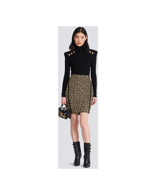 Balmain Pencil Skirts in het Yellow