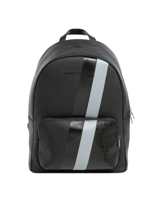 ARMANI EXCHANGE Multicolor reißverschluss rucksack mit logo in Black für Herren