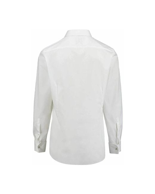 Olymp Herren Business Hemd, Langarm in White für Herren