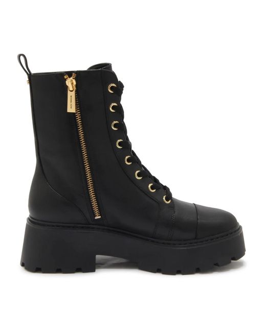 Michael Kors Black Blake Stiefelette Mit Schnürung