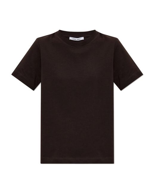 T-Shirts Samsøe & Samsøe de color Black