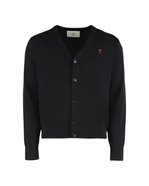 Cardigans AMI pour homme en coloris Black