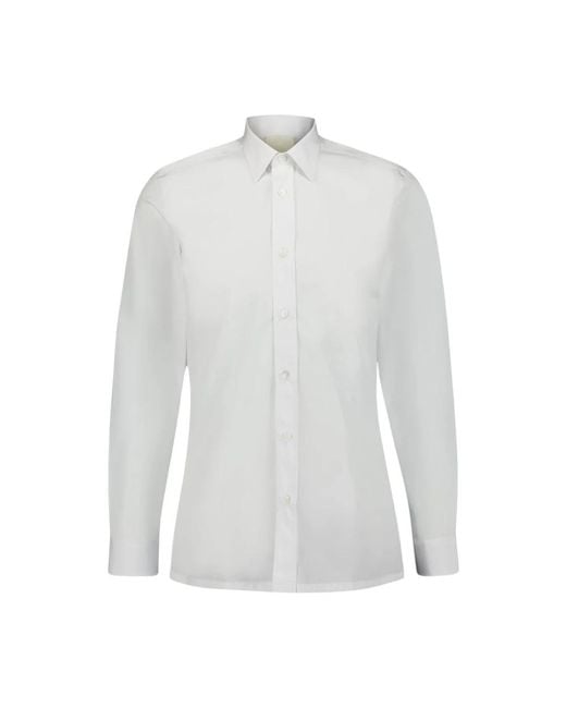 Givenchy Klassiek Wit Katoenen Overhemd in het White voor heren