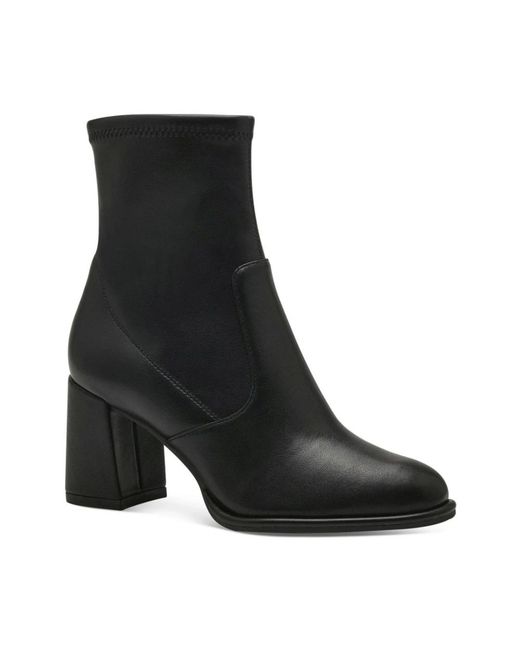 Tamaris Black Heeled Boots