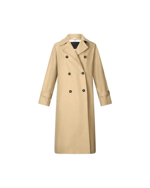 Liu Jo Natural Double-Breasted Coats