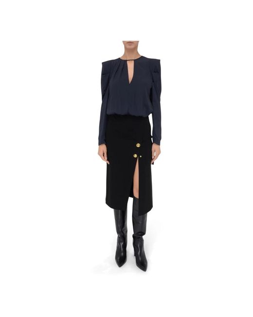 Midi Dresses Pinko de color Blue