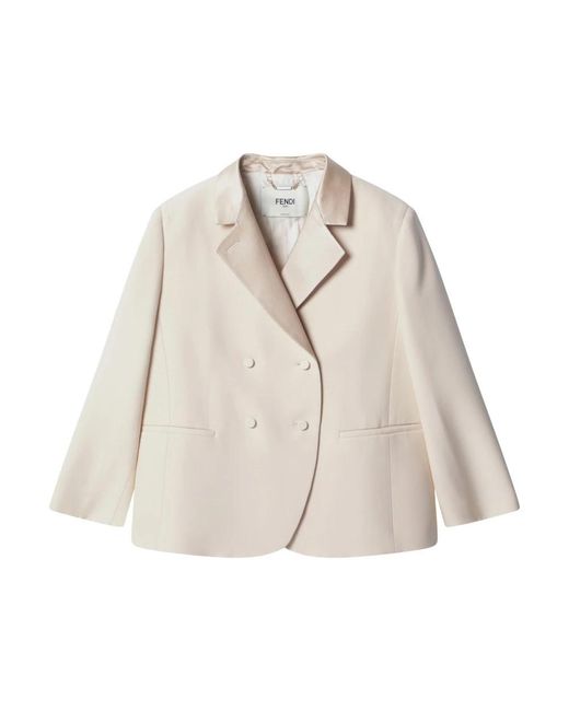 Fendi Natural Blazers