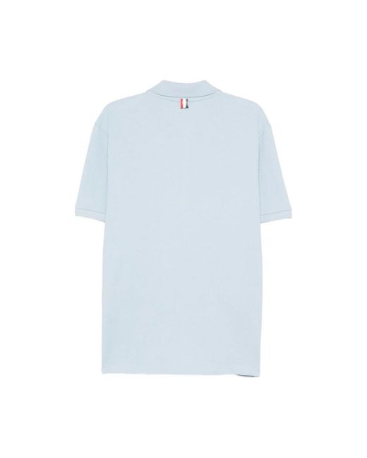 Thom Browne Blue Polo Shirts for men