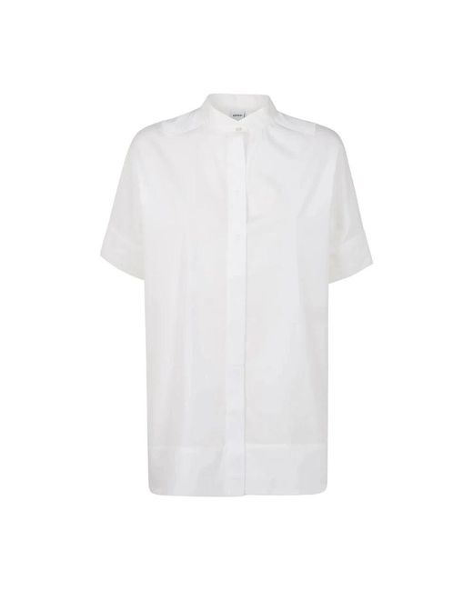 Aspesi White Kurzarmhemd