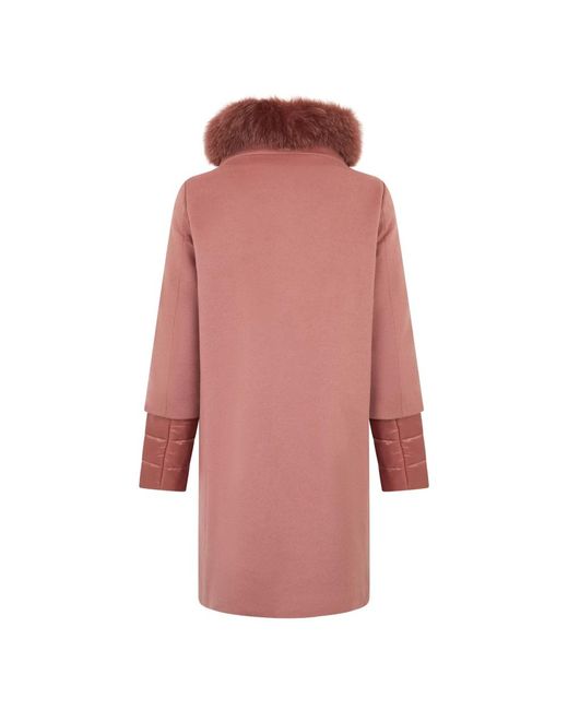 Single-Breasted Coats Herno de color Pink