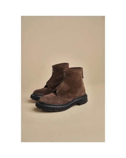 Adieu Brown Ankle Boots