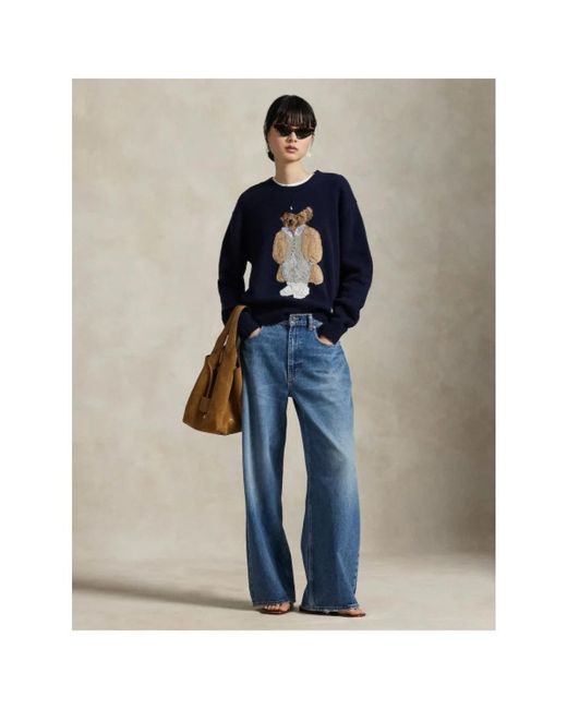 Polo Ralph Lauren Blue Round-Neck Knitwear