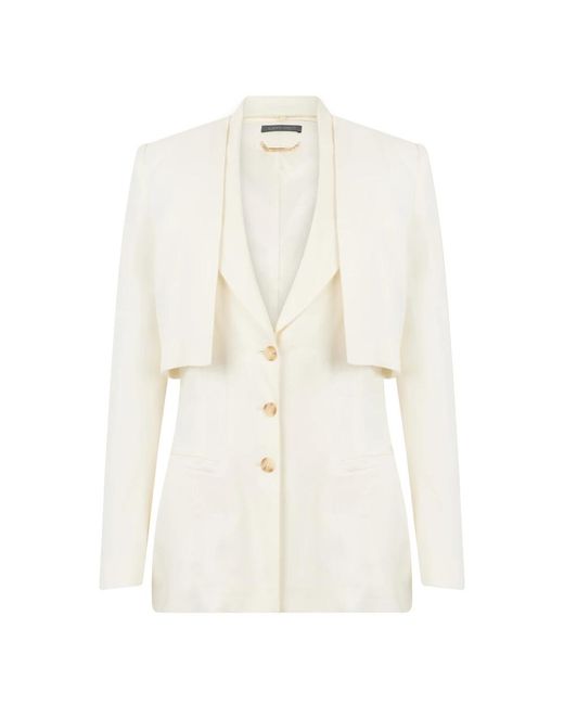Blazers Alberta Ferretti de color White