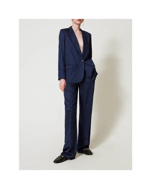 Twinset Blue Blaue hose set