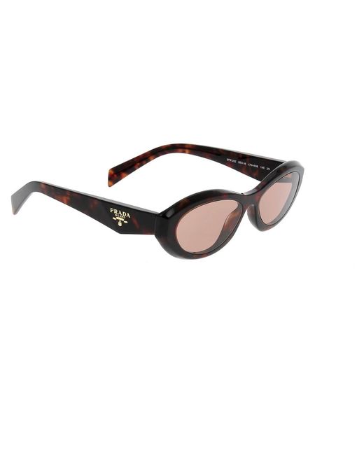 Prada Accessoires ,Bruin ,Stijlvolle Zonnebril Voor Modieuze Looks in het Black