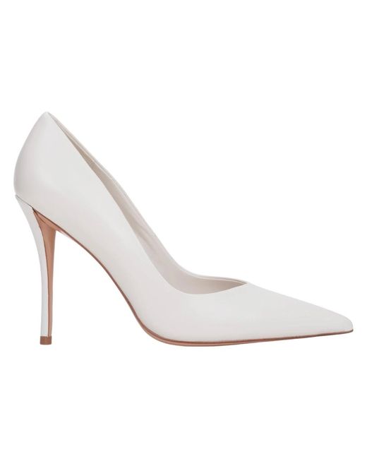 ESTRO White Spitze Stiletto-Pumps