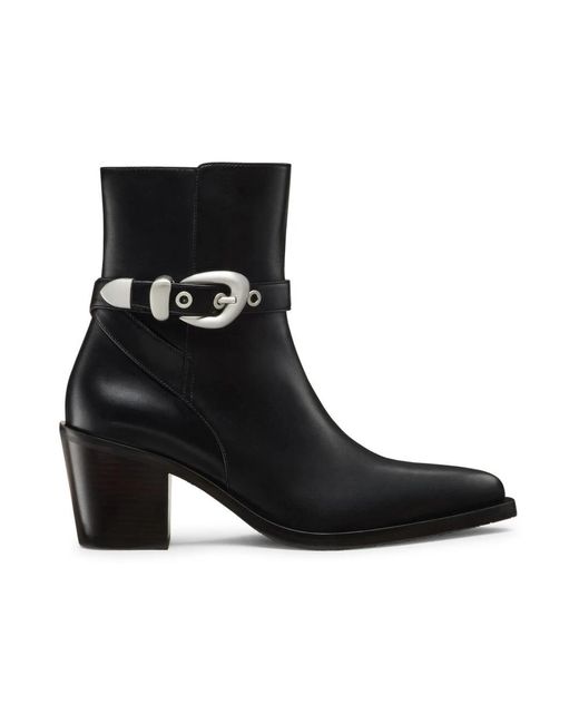 Stuart Weitzman Black Cowboy Boots