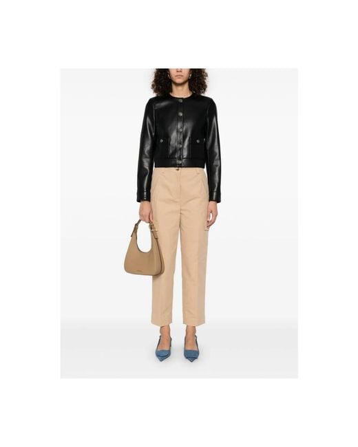 Twinset Natural Straight Trousers