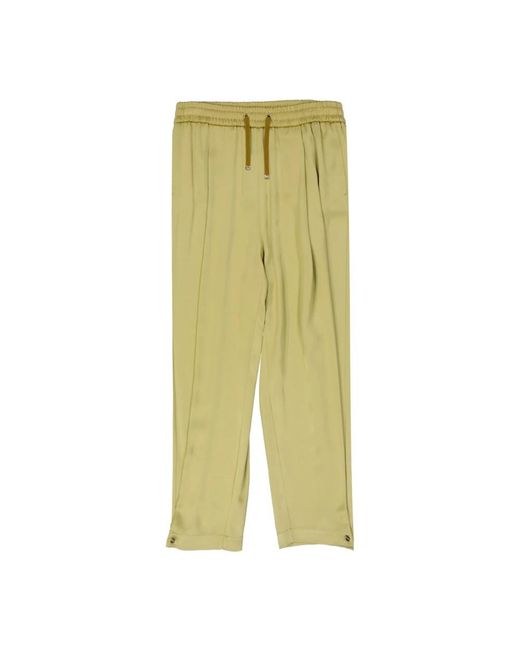 Herno Green Cropped Trousers